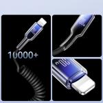 Cablu pentru incarcare si transfer de date Joyroom S-A43, USB-C/Lightning, 30W, 1.5m, Negru 3 - lerato.ro