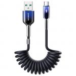 Cablu pentru incarcare si transfer de date Joyroom S-A43, USB/USB-C, 3A, 1.5m, Negru 2 - lerato.ro