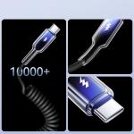 Cablu pentru incarcare si transfer de date Joyroom S-A43, USB/USB-C, 3A, 1.5m, Negru 7 - lerato.ro