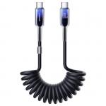 Cablu pentru incarcare si transfer de date Joyroom S-A43, 2x USB-C, 60W, 1.5m, Negru 2 - lerato.ro