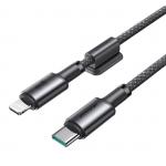 Cablu pentru incarcare si transfer de date Joyroom S-A50, USB-C/Lightning, 30W, 1.2m, Gri 11 - lerato.ro