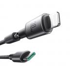 Cablu pentru incarcare si transfer de date Joyroom S-A50, USB-C/Lightning, 30W, 1.2m, Gri 9 - lerato.ro
