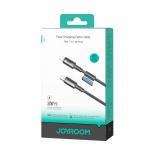 Cablu pentru incarcare si transfer de date Joyroom S-A50, USB-C/Lightning, 30W, 1.2m, Gri 8 - lerato.ro