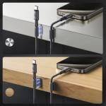 Cablu pentru incarcare si transfer de date Joyroom S-A50, 2x USB-C, 60W, 1.2m, Gri 5 - lerato.ro