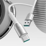 Cablu pentru incarcare si transfer de date Joyroom S-A51, USB/USB-C, 3A, 1.2m, Gri 5 - lerato.ro