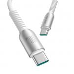 Cablu pentru incarcare si transfer de date Joyroom S-A51, 2x USB-C, 60W, 1.2m, Gri 10 - lerato.ro