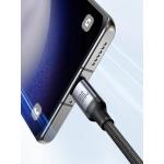 Cablu pentru incarcare si transfer de date Joyroom S-A21, 3x USB-C, 100W, 1.5m, Negru 4 - lerato.ro