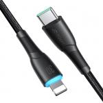 Cablu pentru incarcare si transfer de date Joyroom SA32-CL3, USB-C/Lightning, 30W, 1m, Negru 9 - lerato.ro