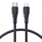 Cablu pentru incarcare si transfer de date Joyroom A11, USB-C/Lightning, 20W, 1.2m, Negru 2 - lerato.ro