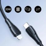Cablu pentru incarcare si transfer de date Joyroom A11, USB-C/Lightning, 20W, 1.2m, Negru 7 - lerato.ro
