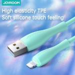 Cablu pentru incarcare si transfer de date Joyroom S-2030M8, USB/Lightning, 3A, 2m, Verde 5 - lerato.ro