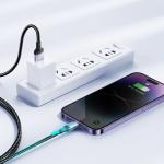 Cablu pentru incarcare si transfer de date Joyroom A10, USB/Lightning, 2.4A, 2m, Negru 6 - lerato.ro