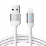 Cablu pentru incarcare si transfer de date Joyroom A10, USB/Lightning, 2.4A, 2m, Alb 2 - lerato.ro