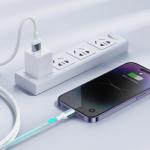 Cablu pentru incarcare si transfer de date Joyroom A10, USB/Lightning, 2.4A, 2m, Alb 9 - lerato.ro