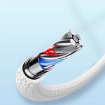 Cablu pentru incarcare si transfer de date Joyroom A10, USB/Lightning, 2.4A, 2m, Alb 3 - lerato.ro