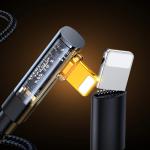 Cablu pentru incarcare si transfer de date Joyroom S-UC012A6, USB/Lightning, 2.4A, 1.2m, Negru 4 - lerato.ro