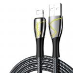 Cablu pentru incarcare si transfer de date Joyroom S-2030K6, USB/Lightning, 2.4A, 2m, Negru 2 - lerato.ro