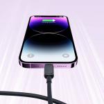 Cablu pentru incarcare si transfer de date Joyroom A14, USB/Lightning, 2.4A, 2m, Negru 12 - lerato.ro