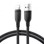 Cablu pentru incarcare si transfer de date Joyroom S-A34, USB/Lightning, 3A, 1m, Negru 2 - lerato.ro