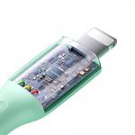 Cablu pentru incarcare si transfer de date Joyroom S-A34, USB/Lightning, 3A, 1m, Verde 4 - lerato.ro