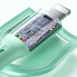 Cablu pentru incarcare si transfer de date Joyroom S-A34, USB/Lightning, 3A, 1m, Verde 8 - lerato.ro