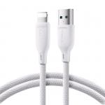 Cablu pentru incarcare si transfer de date Joyroom S-A34, USB/Lightning, 3A, 1m, Alb 2 - lerato.ro
