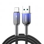 Cablu pentru incarcare si transfer de date Joyroom S-A42, USB/Lightning, 3A, 1.2m, Negru 2 - lerato.ro