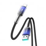 Cablu pentru incarcare si transfer de date Joyroom S-A42, USB/Lightning, 3A, 1.2m, Negru 10 - lerato.ro