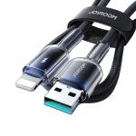 Cablu pentru incarcare si transfer de date Joyroom S-A42, USB/Lightning, 3A, 1.2m, Negru 7 - lerato.ro