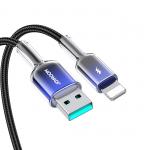 Cablu pentru incarcare si transfer de date Joyroom S-A42, USB/Lightning, 3A, 1.2m, Negru 6 - lerato.ro