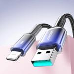 Cablu pentru incarcare si transfer de date Joyroom S-A42, USB/Lightning, 3A, 1.2m, Negru 4 - lerato.ro