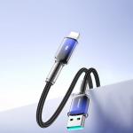 Cablu pentru incarcare si transfer de date Joyroom S-A42, USB/Lightning, 3A, 1.2m, Negru 3 - lerato.ro