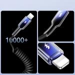 Cablu pentru incarcare si transfer de date Joyroom S-A43, USB/Lightning, 3A, 1.5m, Negru 7 - lerato.ro
