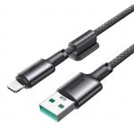 Cablu pentru incarcare si transfer de date Joyroom S-A50, USB/Lightning, 3A, 1.2m, Gri 4 - lerato.ro