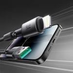 Cablu pentru incarcare si transfer de date Joyroom S-A50, USB/Lightning, 3A, 1.2m, Gri 8 - lerato.ro