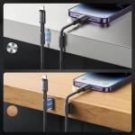 Cablu pentru incarcare si transfer de date Joyroom S-A50, USB/Lightning, 3A, 1.2m, Gri 3 - lerato.ro