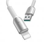 Cablu pentru incarcare si transfer de date Joyroom S-A51, USB/Lightning, 3A, 1.2m, Gri 9 - lerato.ro