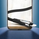 Cablu pentru incarcare si transfer de date Joyroom S-M411, USB/Lightning, 3A, 1.2m, Negru 10 - lerato.ro