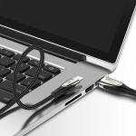 Cablu pentru incarcare si transfer de date Joyroom S-M411, USB/Lightning, 3A, 1.2m, Negru 8 - lerato.ro