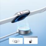 Cablu pentru incarcare si transfer de date Joyroom S-IW007 3 in 1, USB la 2x Lightning, Incarcator wireless 3.5W Apple Watch integrat, 1.2m, Alb 16 - lerato.ro