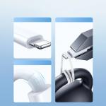 Cablu pentru incarcare si transfer de date Joyroom S-IW007 3 in 1, USB la 2x Lightning, Incarcator wireless 3.5W Apple Watch integrat, 1.2m, Alb 12 - lerato.ro
