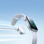 Cablu pentru incarcare si transfer de date Joyroom S-IW007 3 in 1, USB la 2x Lightning, Incarcator wireless 3.5W Apple Watch integrat, 1.2m, Alb 6 - lerato.ro