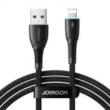 Cabluri de date si incarcare, Cablu pentru incarcare si transfer de date Joyroom SA32-AL3, USB/Lightning, 3A, 1m, Negru, lerato.ro