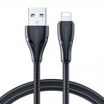 Cablu pentru incarcare si transfer de date Joyroom A11, USB/Lightning, 2.4A, 2m, Negru 2 - lerato.ro