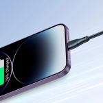 Cablu pentru incarcare si transfer de date Joyroom A11, USB/Lightning, 2.4A, 2m, Negru 7 - lerato.ro