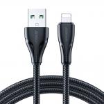 Cablu pentru incarcare si transfer de date Joyroom A11, USB/Lightning, 2.4A, 3m, Negru 2 - lerato.ro