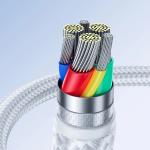Cablu pentru incarcare si transfer de date Joyroom A11, USB/Lightning, 2.4A, 3m, Alb 3 - lerato.ro