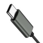 Casti audio cu microfon Joyroom JR-EC06, In-ear, Control pe fir, USB-C, Lungime cablu 1.2m, Gri 4 - lerato.ro