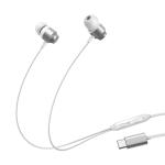Casti audio cu microfon Joyroom JR-EC06, In-ear, Control pe fir, USB-C, Lungime cablu 1.2m, Argintiu 4 - lerato.ro