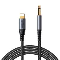 Cablu audio Joyroom SY-A06, tata Lightning la tata jack 3.5 mm, 1.2m, Negru